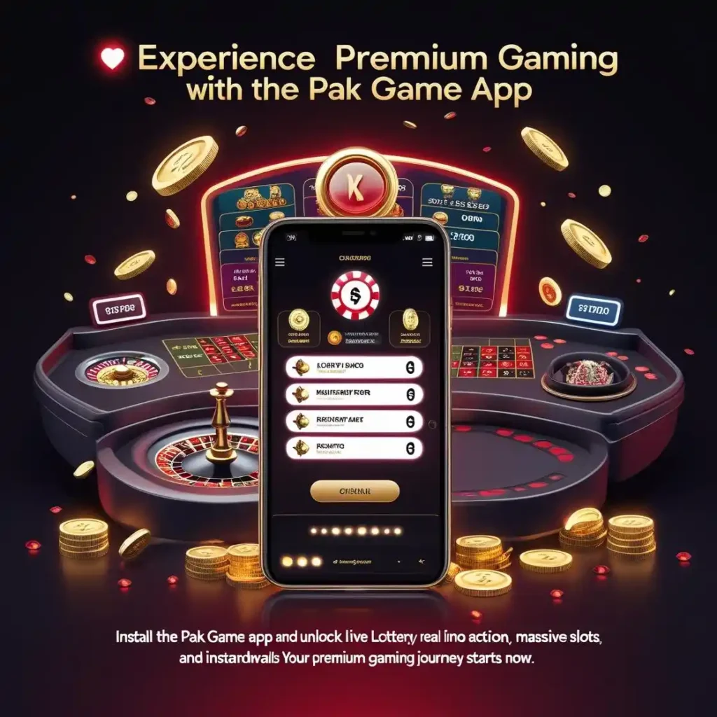 Experience Premium Gaming with the Pak Game App